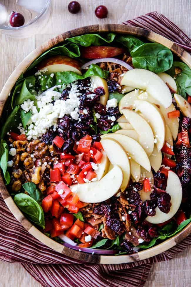 Apple-bacon-cranberry-salad-with-apple-poppyseed-dressing-12