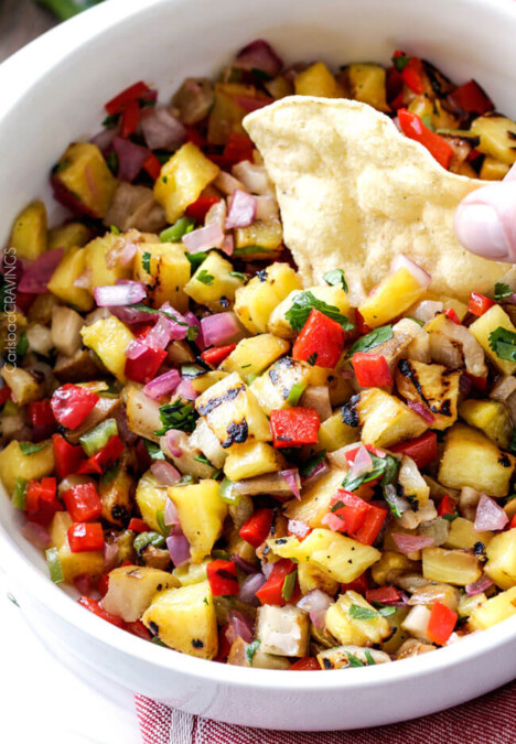 Grilled Pineapple Salsa Recipe | Carlsbad Cravings