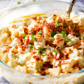 Everyone needs the best potato salad recipe and this is it! so creamy and flavorful and disappears in minutes whenever I take it any where - everyone always asks for the recipe!!