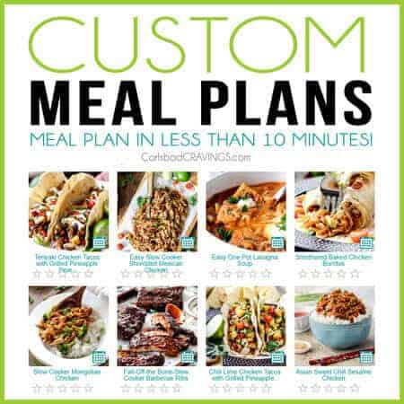 I was blown away by this online meal plan! So easy, customizable and took minutes to plan my family meals for the whole week! My favorite part is the automatically generated shopping list – simply life changing! I especially recommend this is if you are gluten free, dairy free or have any other dietary restrictions.