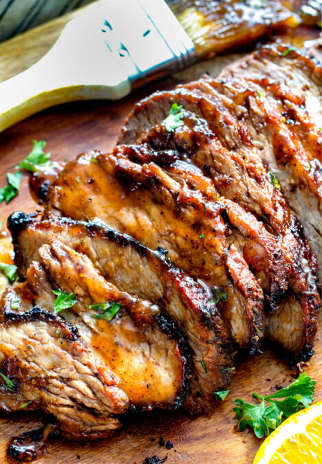 Grilled Cajun Steak with Sweet Orange Apricot Glaze โ this Cajun marinade and rub is SO crazy flavorful! The steak turned out SO juicy and tender and was gone in a flash. And donโt skip the Sweet Orange Apricot Glaze โ it compliments the heat perfectly!