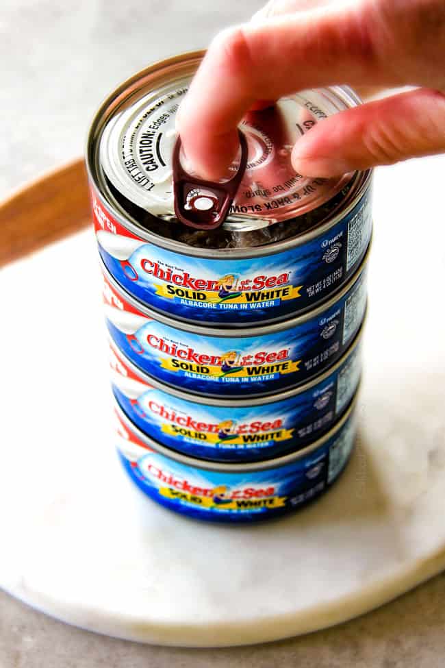 Tuna Veggie Bowls using chicken of the sea solid white tuna.