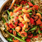 20 Minute Honey Balsamic Tuna Veggie Bowls with Cashews - I was shocked at how much I loved these. They are SO quick and easy, HEALTHY, flavor and texture packed, and I love the light honey balsamic sauce! I am stocking up on tuna so I can make these any time!