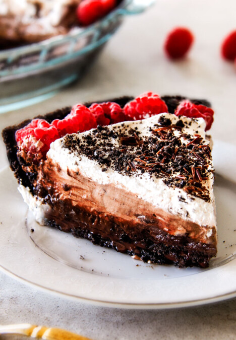 Wonderfully rich, crazy creamy, heavenly Mississippi Mud Pie with 4 EASY layers of decadence! Everyone will beg you for this TO LIVE FOR recipe!