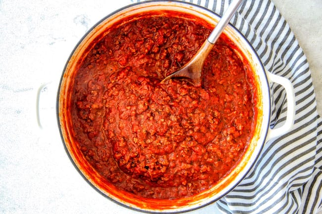 This Million Dollar Baked Penne has been a family favorite for decades!ย We serve it at all our family gatherings because its SO good, so easy!ย The homemade sauce is incredible and the hidden layer of creamy/cheesiness is to live for!ย