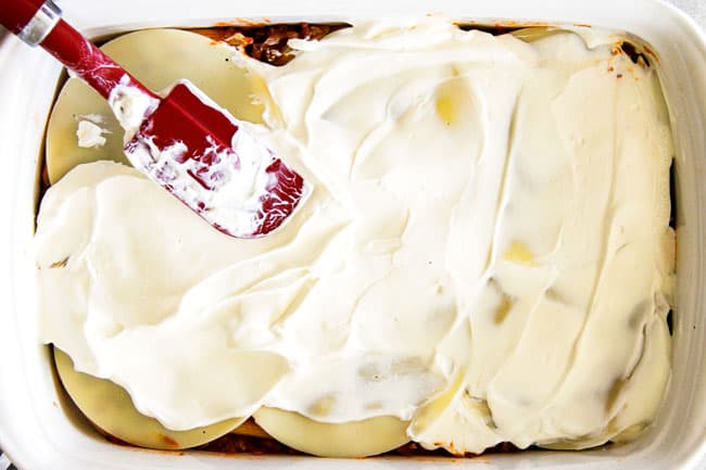 This Million Dollar Baked Penne has been a family favorite for decades!ย We serve it at all our family gatherings because its SO good, so easy!ย The homemade sauce is incredible and the hidden layer of creamy/cheesiness is to live for!ย