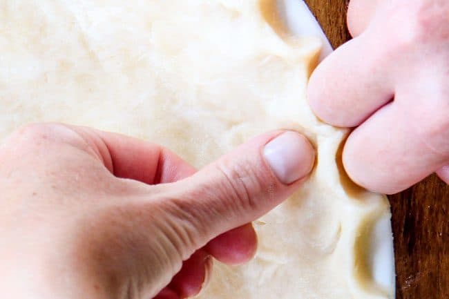 Showing how to make Homemade Pie Crust Recipe.