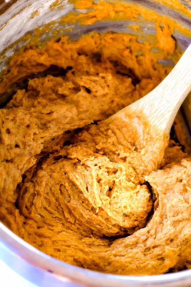 These are the BEST Pumpkin Cookies I've ever had!ย They are super soft, tons of flavor and the Cinnamon Cream Cheese Frosting is so addicting I was licking the bowl!ย ย I brought these to a Halloween Party and they were the first dessert gone!ย