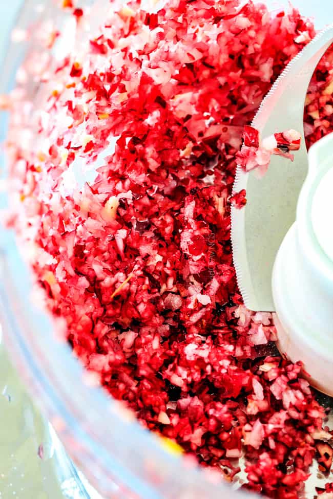 Showing how to make Roasted Butternut Squash Salad dressing.