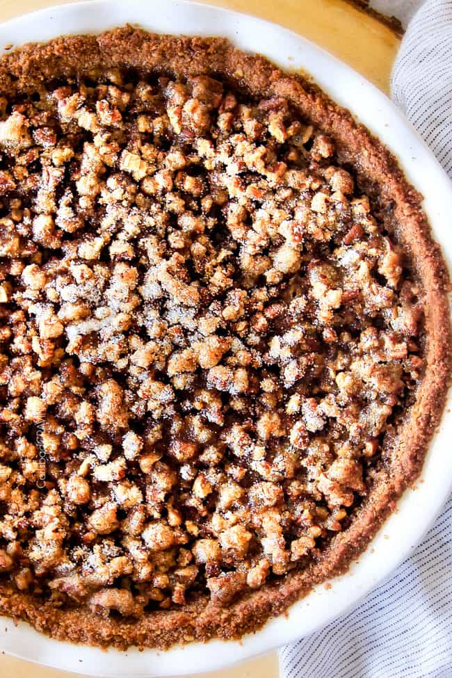 Full Prailine Pumpkin Pie