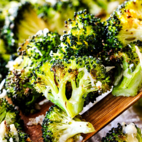 Roasted Parmesan Broccoli