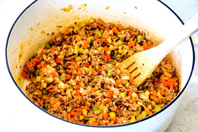 This one pot Loaded Zuppa Toscana Soup is truly better than Olive Garden's - by a long shot!ย It's creamy, comforting. makes great leftovers and my family LOVES it!ย ย