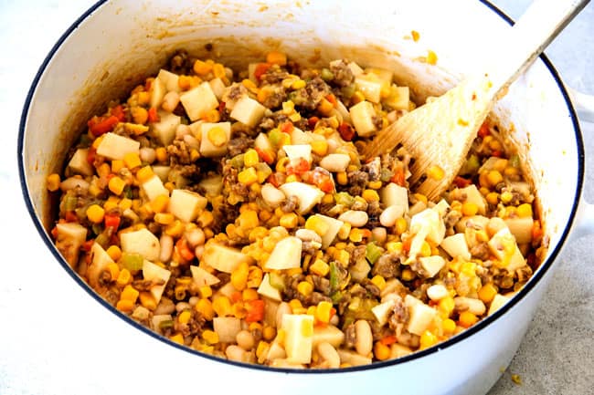 This one pot Loaded Zuppa Toscana Soup is truly better than Olive Garden's - by a long shot!ย It's creamy, comforting. makes great leftovers and my family LOVES it!ย ย