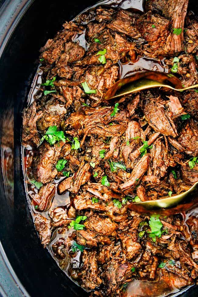 easy Slow Cooker Barbaco Beef
