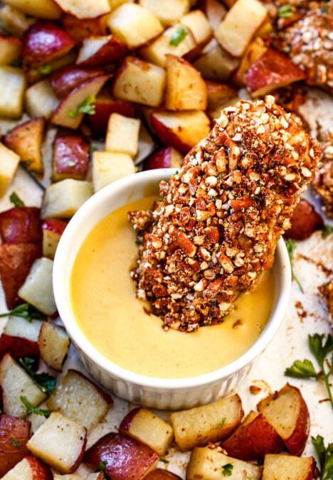 pretzel crusted chicken