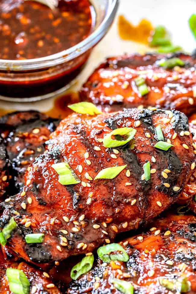 up close of Korean Chicken thighs