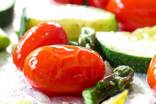 showing how to make lemon chicken pasta by