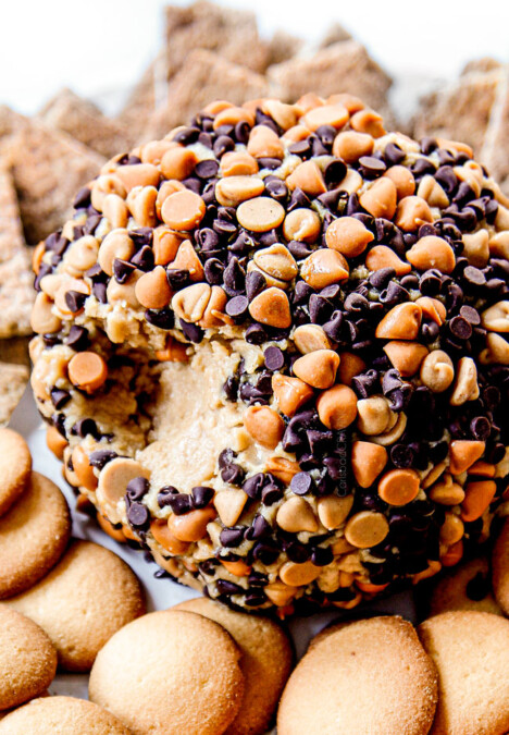 up close of peanut butter balls recipe