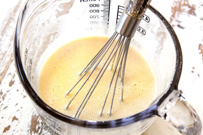 showing how to make Chicken Enchilada Soup by masa harina with chicken broth until smooth