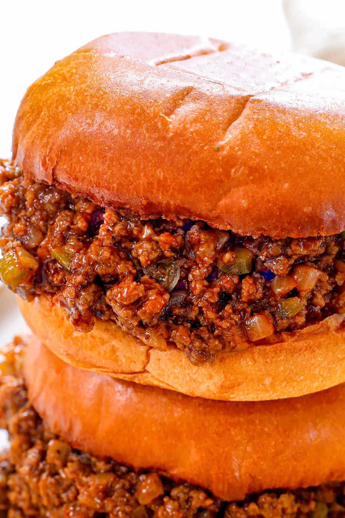 up close of easy sloppy Joe recipe