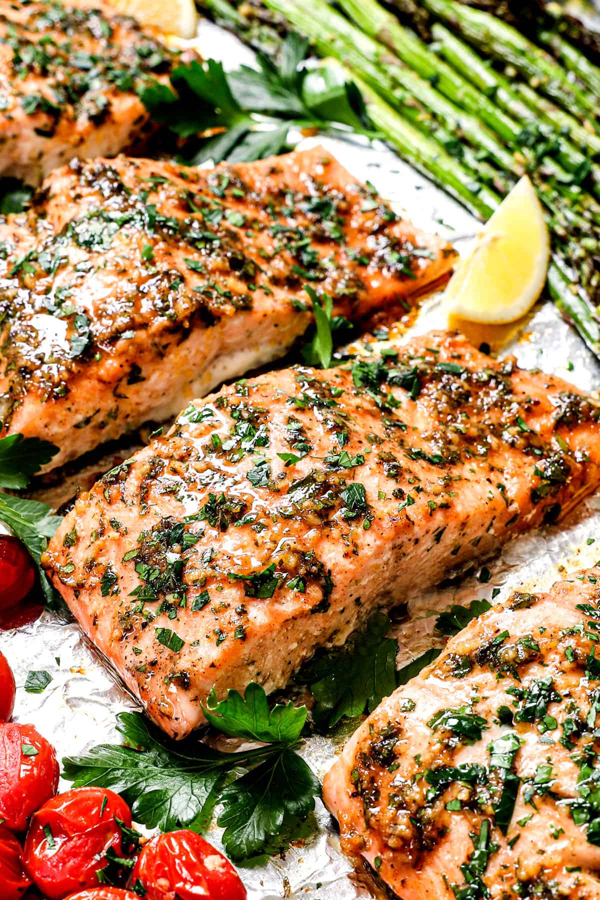 showing how to bake salmon until cooking until 125 degrees F